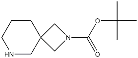 Molecular Structure of 1086394-57-1 (tert-butyl 2,6-diazaspiro[3.5]nonane-2-carboxylate)
